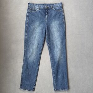 KUHL Jeans Womens 12 Blue Kontour Rigid Denim Skinny High Rise Stretch UPF 6504